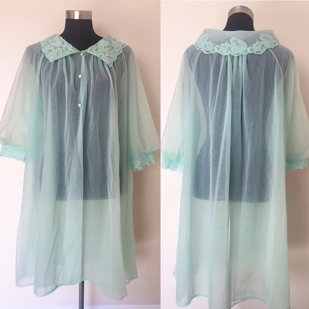 Jcpenney Gaymode lingerie peignoir nightie 1970s